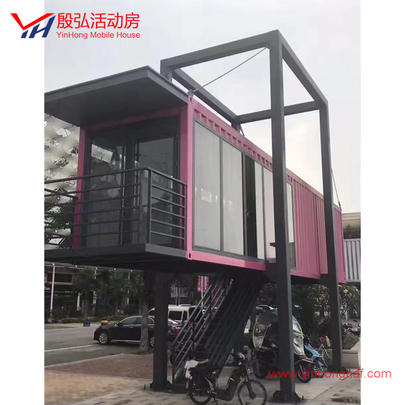 ISO Standard Steel Structure Prefab House Container House for Coffee Shop