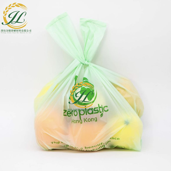 PLA Pbat Biodegradable and Compostable Clear Produce Bags Food Packing Bags