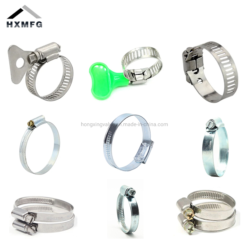 Full Range Bronze Clamp Rubber Line Clip Brass Stainless Steel Copper Clamp Tube Plastic Malleable Bracket Iron Matel Pipe Clip