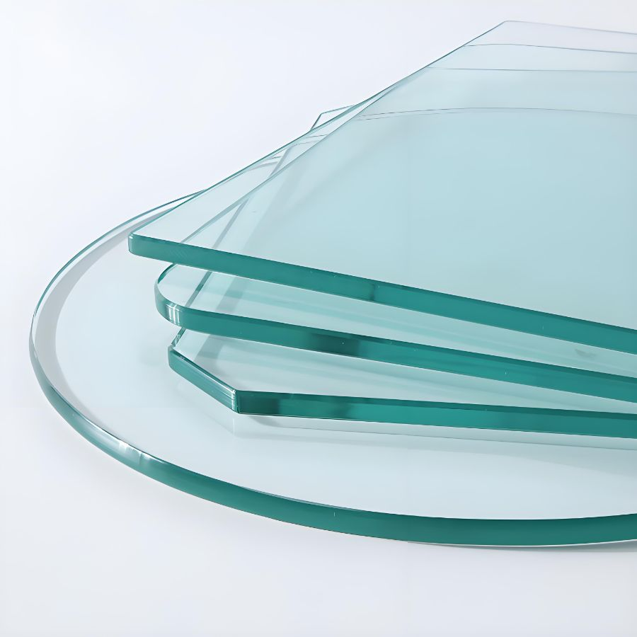 4mm 6mm 8mm 10mm 12mm Clear Flat Float Tempered Building Glass