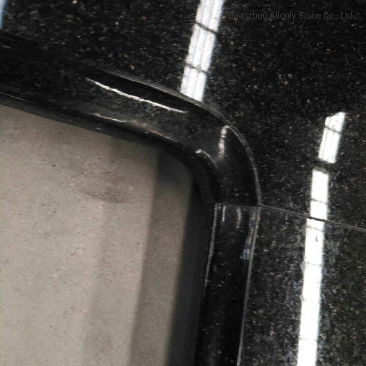 Natural Stone Slab Panel Island Top Countertops Kitchen Black Galaxy