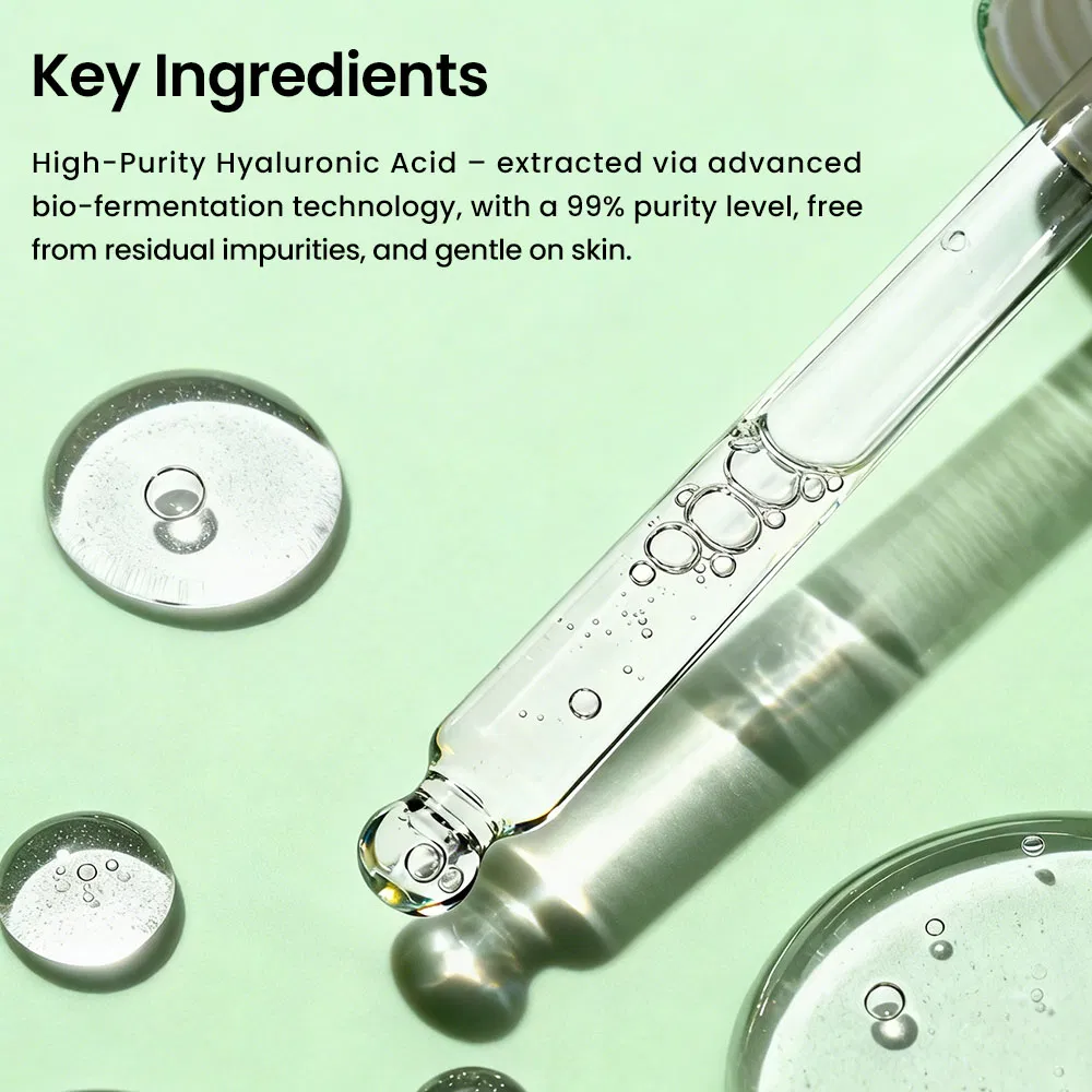 Skin Care Factory Custom Korea Hyaluronic Acid Serum Private Label Hydrating & Moisturizing Facial Serum