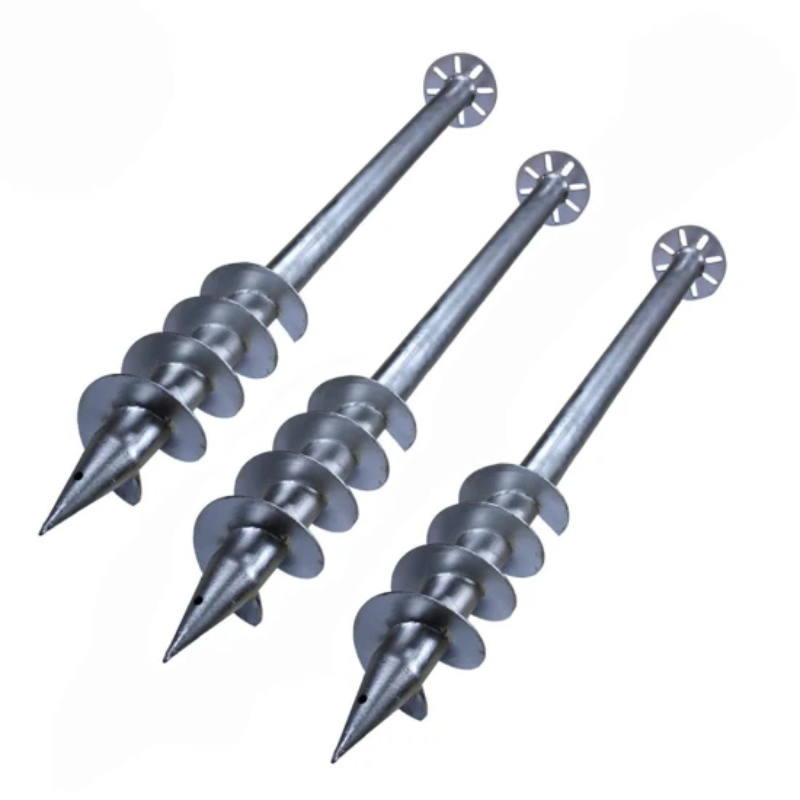 Винтовая свая Q235B/Q345 с горячим цинкованием для солнечных установок