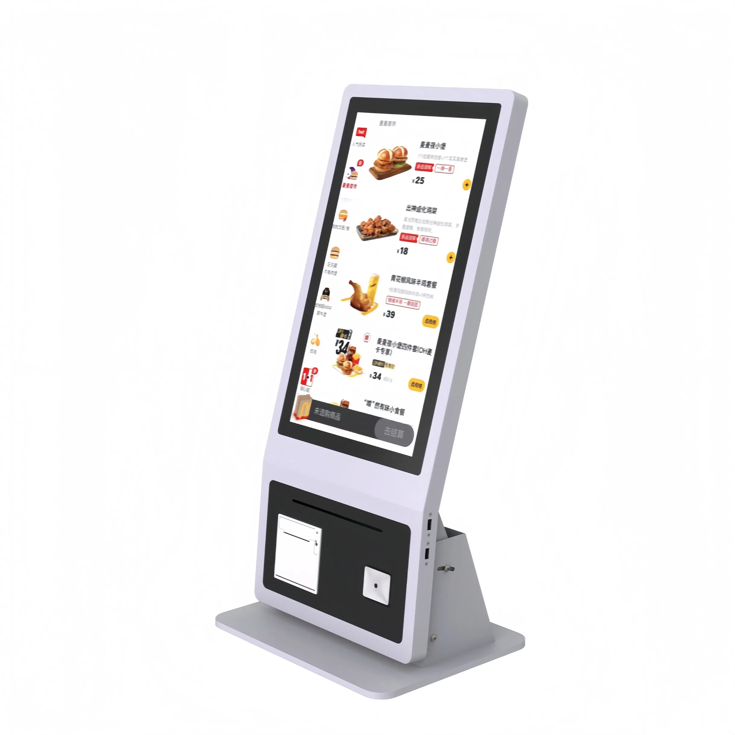 Restaurant Store Desktop Payment Kiosk 23.8" Self-Service Ordering Machine