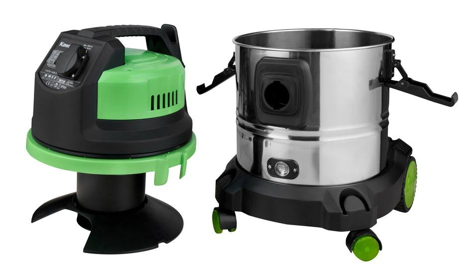 30L Wet Dry Vacuum Cleaner with Water Filtration Industrial Carpet Cleaner Stainless Steel High Power