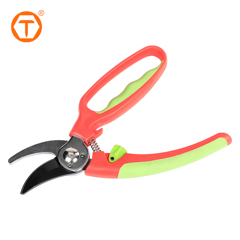 Carbon Steel High Quality Secateurs Garden Curved Scissors Pruning Shears for Tree Trimming