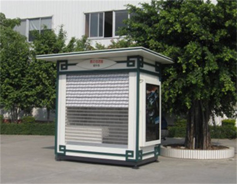 Stainless Steel and Powder Coating Outdoor Food Kiosk
