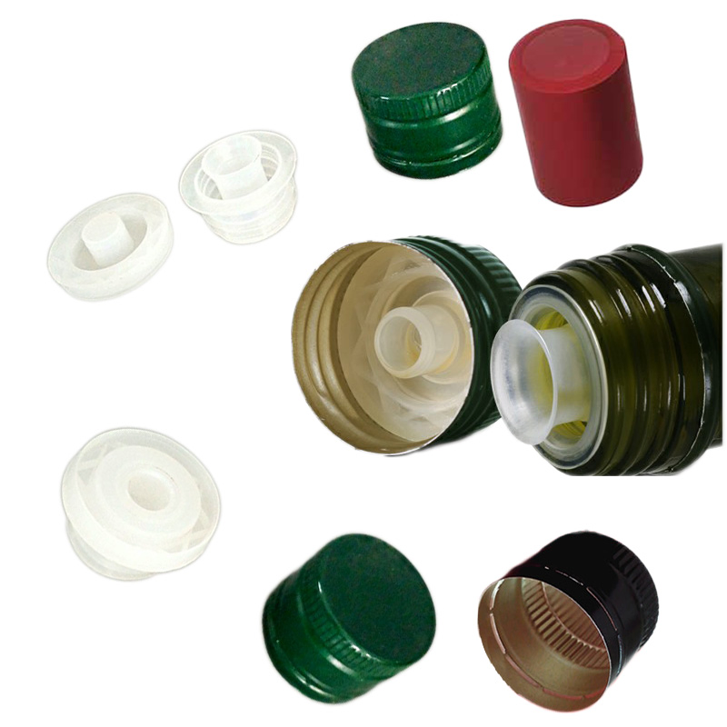 500ml Square Dark Green Glass Cooking Olive Oil Bottle with Aluminum Caps