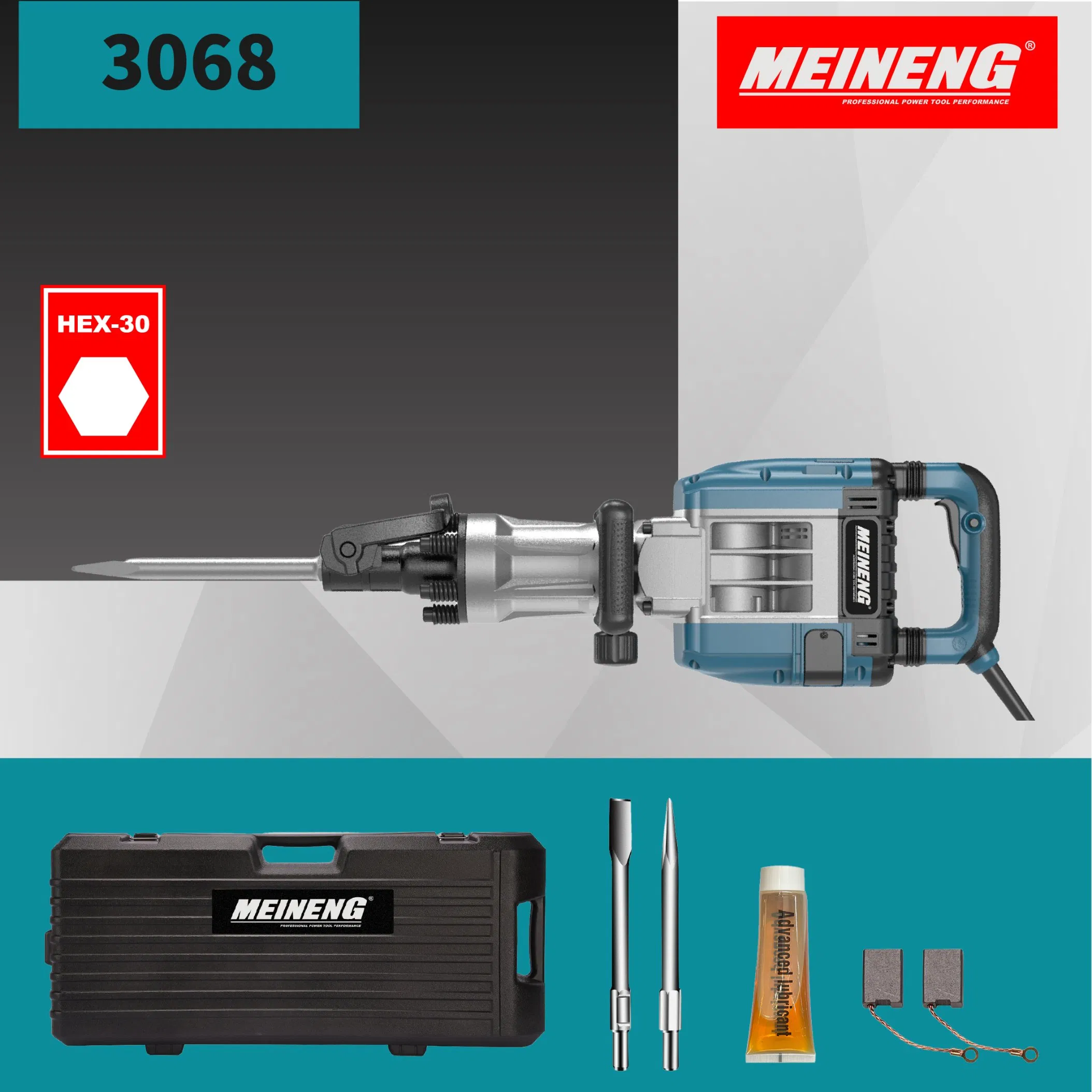 Отбойный молоток Demolition Hammer 3068, 2300Вт