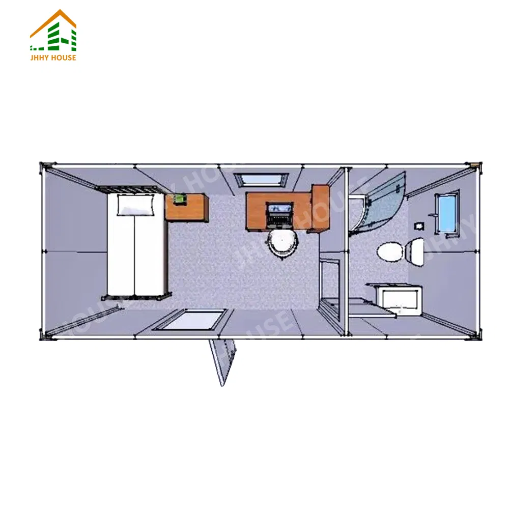 Easy to Install Prefabricated Home Tiny Foldable Container House Prefab Apartments Prefabricated House