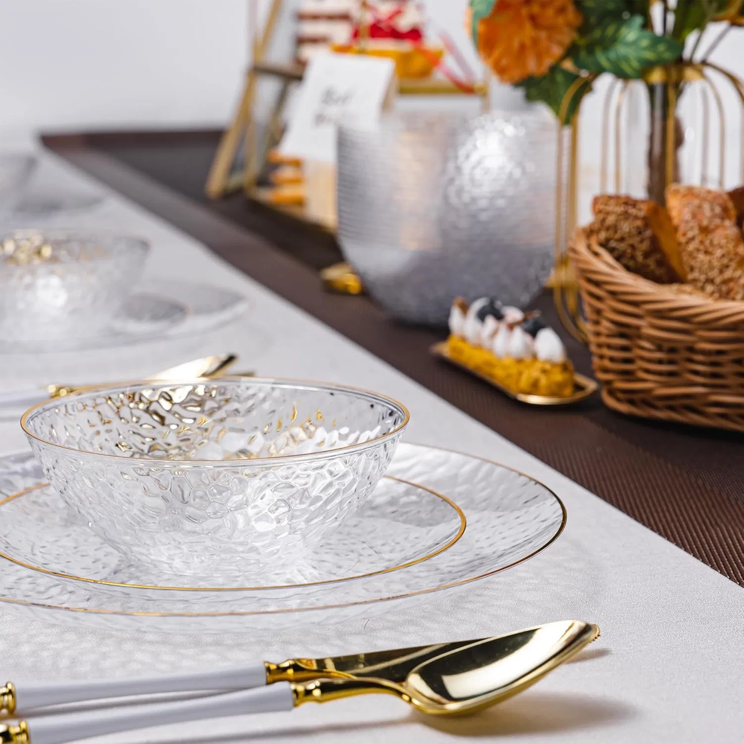 Premium 12 Ounce Clear Plastic Bowls for Event Hosting