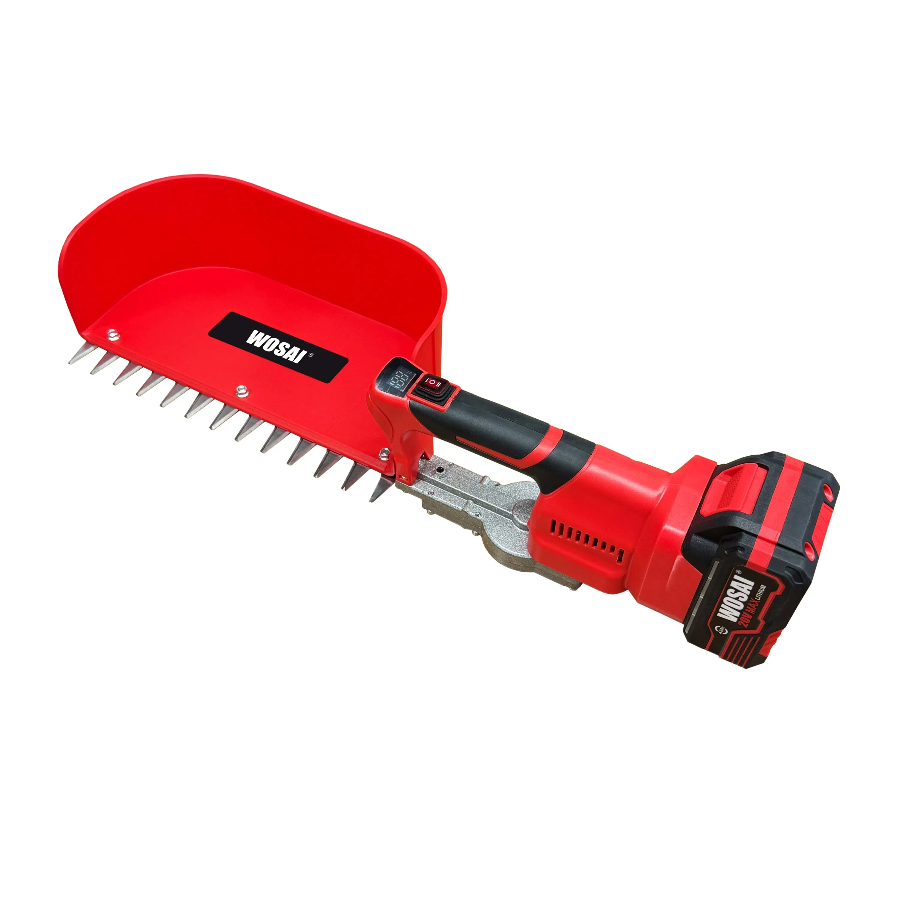 20V Wosai Cordless Brushless Tea Leaf Harvest Hedge Trimmer Grass Trimmer for Garden Yard