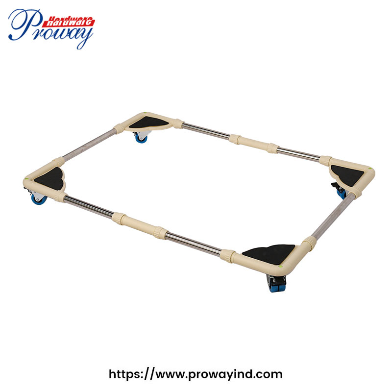 High Quality 4 Wheel Washing Machine Refrigerator Fridge Trolley Movable Adjustable Washing Machine Base Stand/