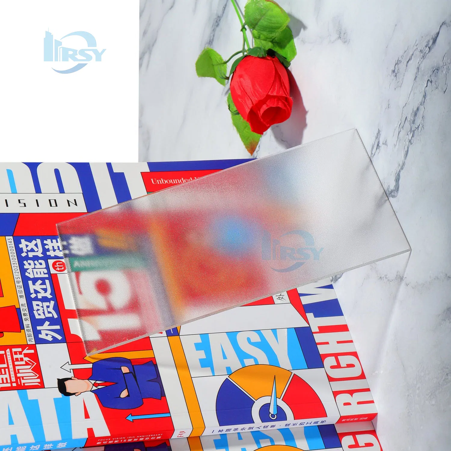 Clear Middle Iron Low Iron Mistlite Moru Nashiji Kasumi Aqualite Pattern Glass Float Glass Used for Solar Panel