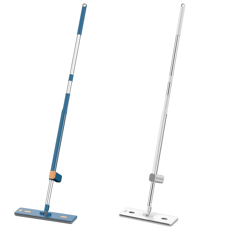 Большая плоская швабра с моющимися насадками из микрофибры