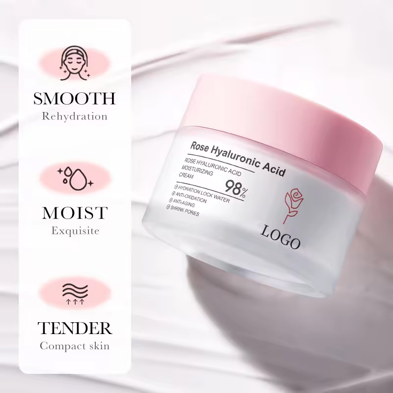 Ditong OEM ODM Beauty Care Rose Hyaluronic Acid Moisturizing Face Cream