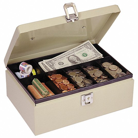 Portable Popular Cash Box Money Safe New Design Safety Metal Money Cash Box