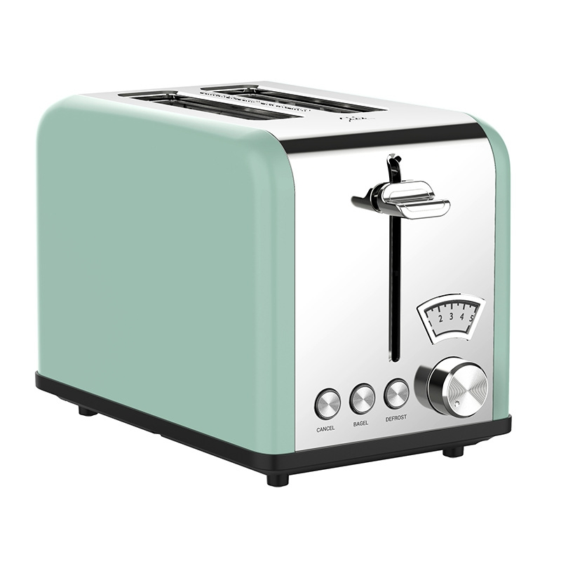 Stainless Steel Electric Smart 2 Slice Hamburger Bun Sandwich Bread Toaster