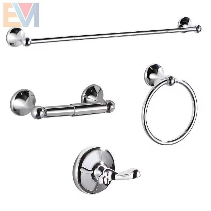 Stainless Steel Bathroom Accessory Black Bathroom Accessories Sanitary Hardware Set