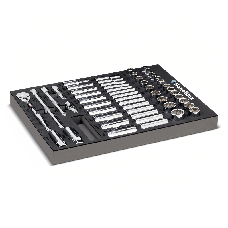 Набор головок Nanoblox с трещоткой, регулируемый