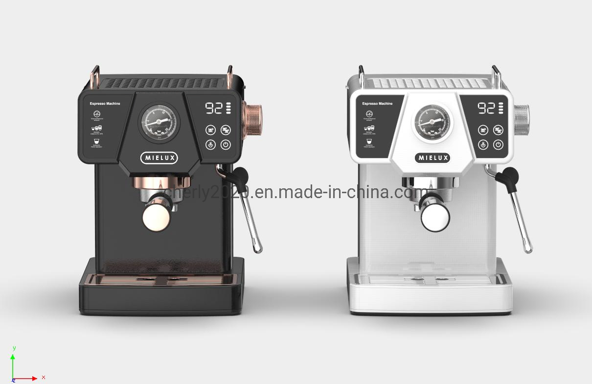 LED & Touch-Screen Automatic Coffee Maker Italy Espresso Coffee Machine