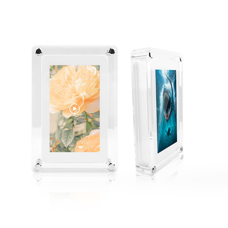 Акриловая цифровая фоторамка с музыкой и видео