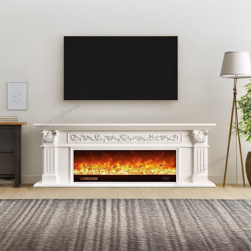 Good Quality Modern Home Appliance Home Furniture TV Stand Fireplace