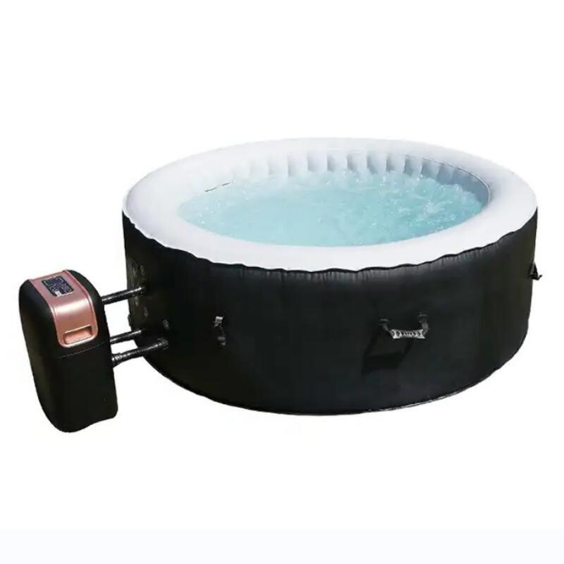 4 Persons Inflatable Hot Tub Garden SPA Portable Round Bubble Jets Massage