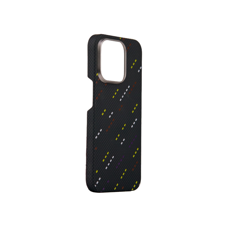 New Customized Pattern Logo Accepted Super Thin Magnetic Aramid Carbon Fiber Phone Case for iPhone 16 PRO Max