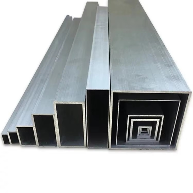 Aluminium Square Pipe ASTM 6061 6063 3003 100X100 50X50 Hollow Square Tube Precision Aluminum Alloy Tube