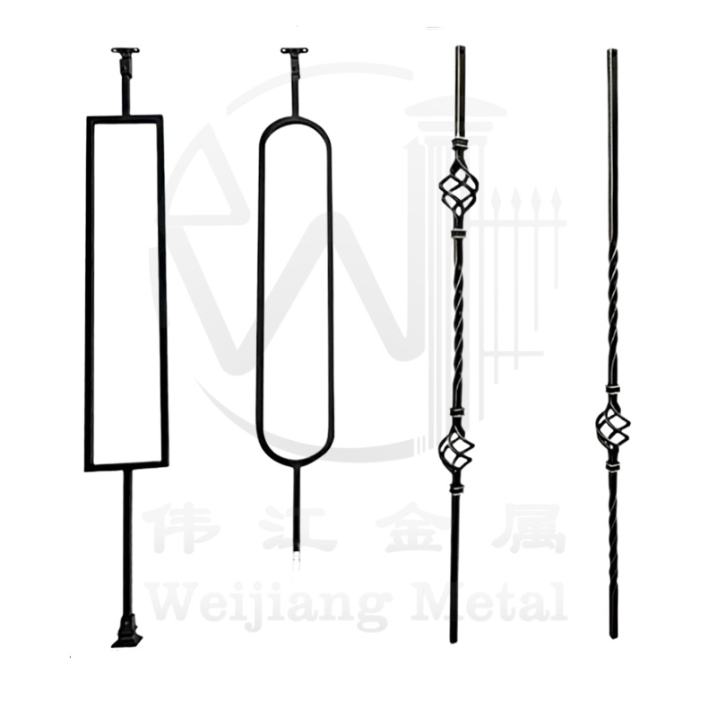 Decorative Wrought Iron Staircase Baluster Stair Baluster for Classic Staircase and Balcony Design