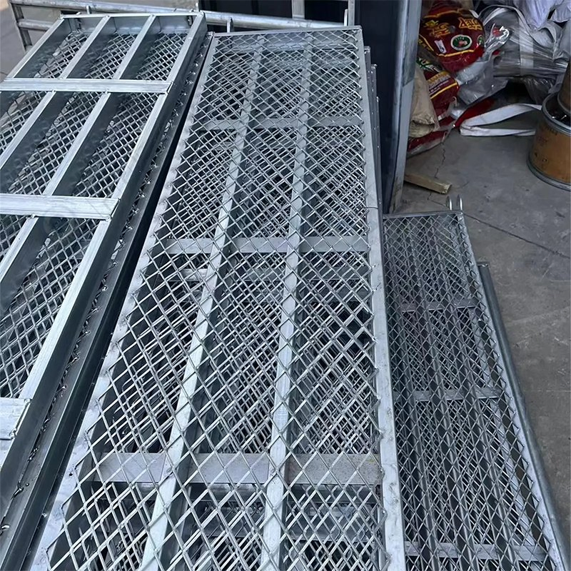Heavy-Duty Galvanized Steel Metal Anti-Slip Safety Grating for Industrial Construction
