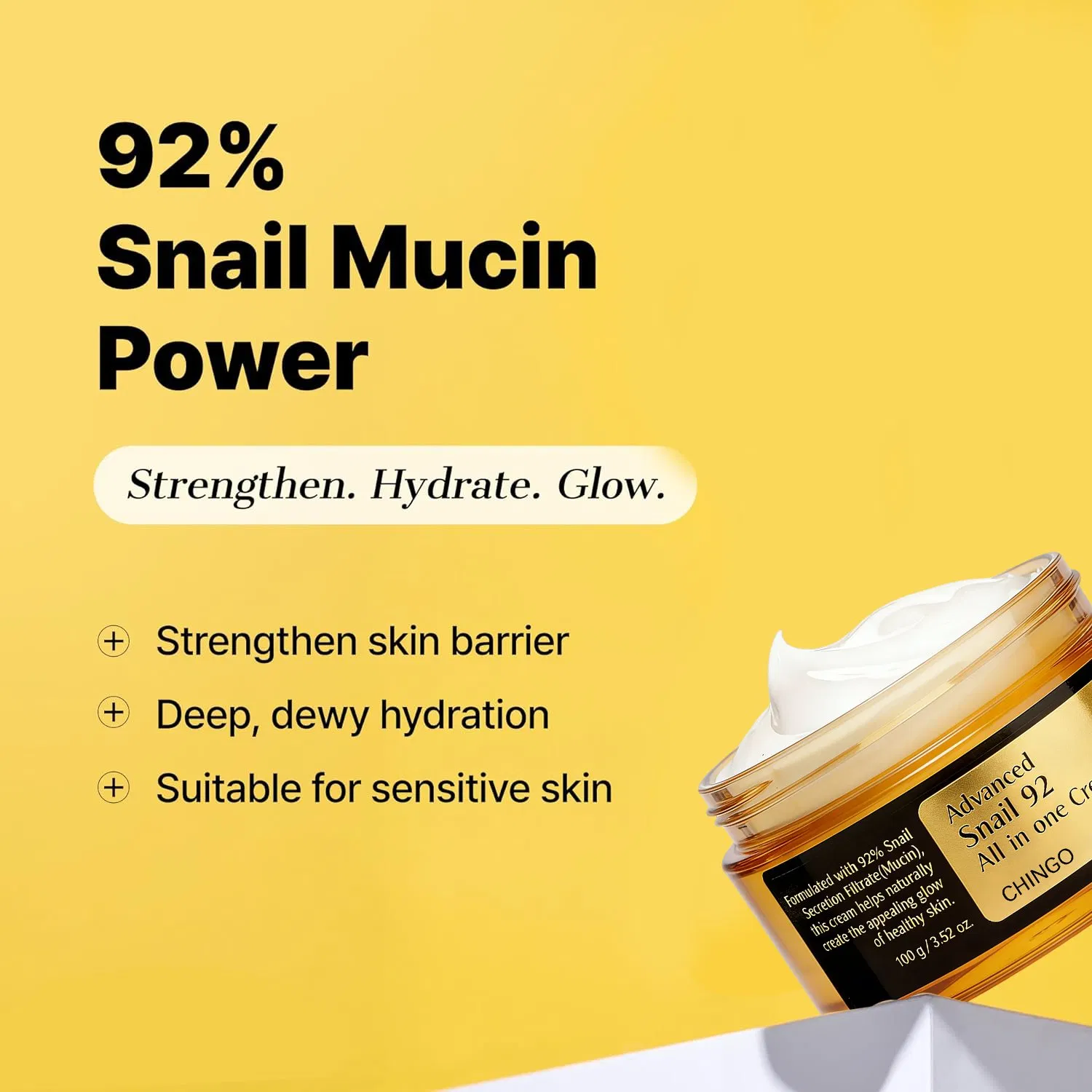 Lightweight Hydrating Cream with Hyaluronic Acid for Soft and Plump Skin
