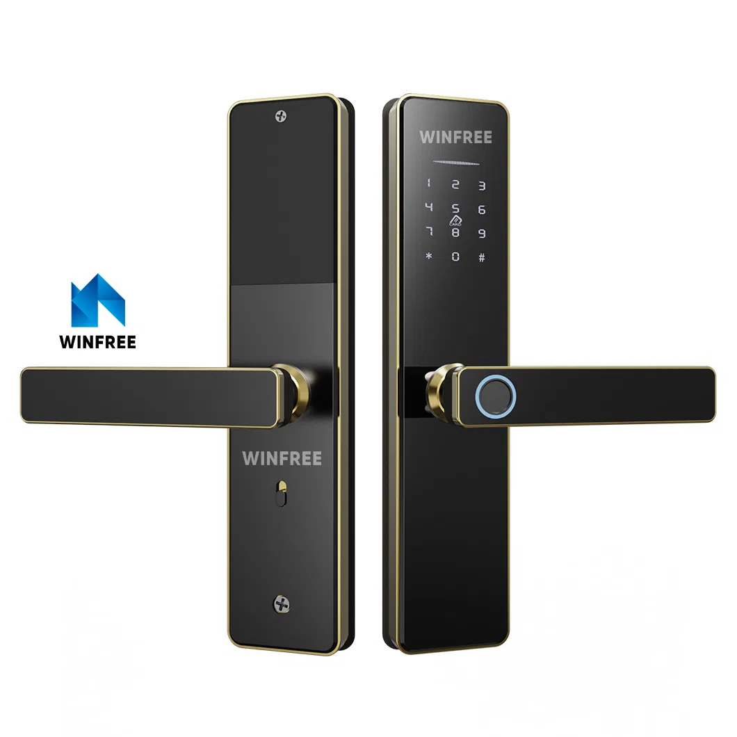 Stainless Steel Card Keyless Tt Lock Smart Fingerprint Lock