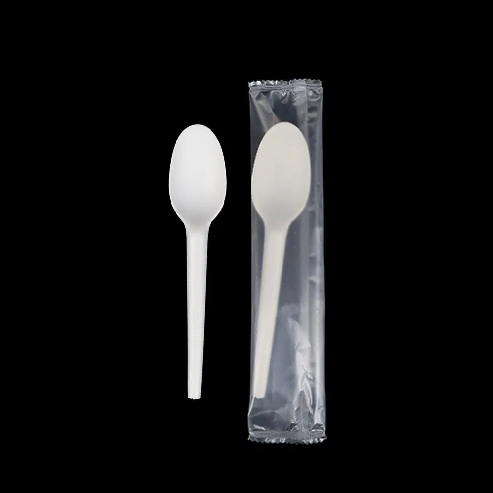 Attractive Price New Type PLA Cutlery Ice Cream Disposable Plastic Spoon
