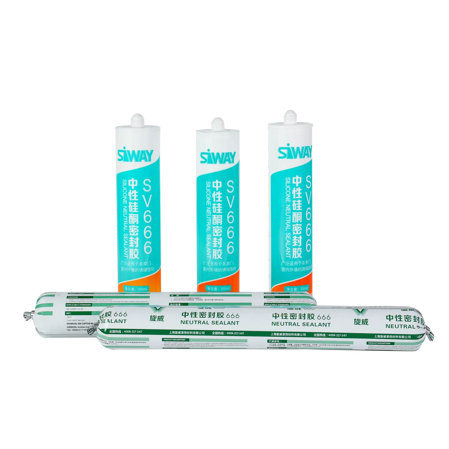 Neutral Gp Waterproof Silicone Sealant for Glass Windows Door
