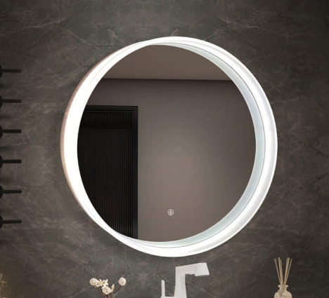 4/5mm Wholesale Silver Makeup Wall Coppper Free Smart LED Glass Mirror with Bluetooth 3lights Anti-Fogger for Home Decoration