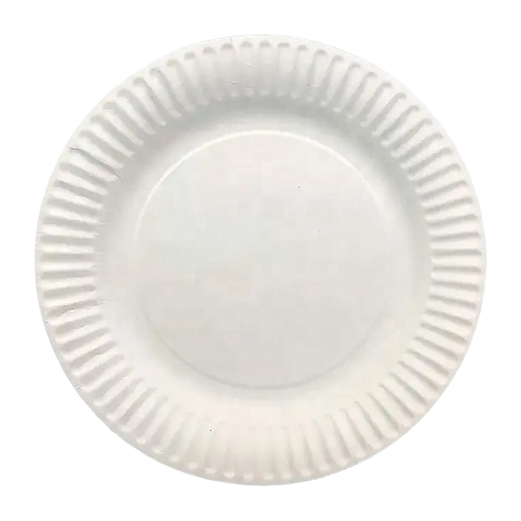 Modern Disposable Paper Dinnerware Sets Paper Tray for Parties Weddings and Restaurants Paper Plate Supplier