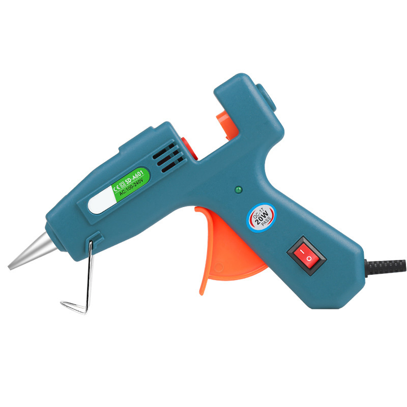 20W Battery Rechargeable Hot Melt Glue Gun Multi Color Hot Glue Gun