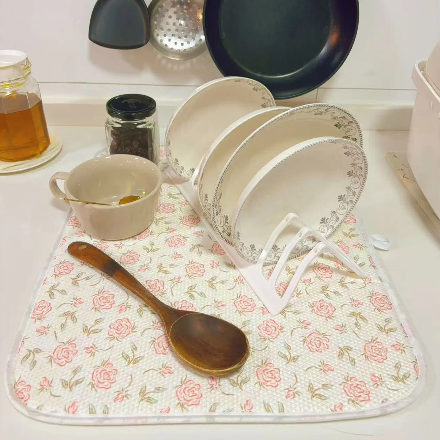 Коврик для сушки посуды из микрофибры 40x60 см