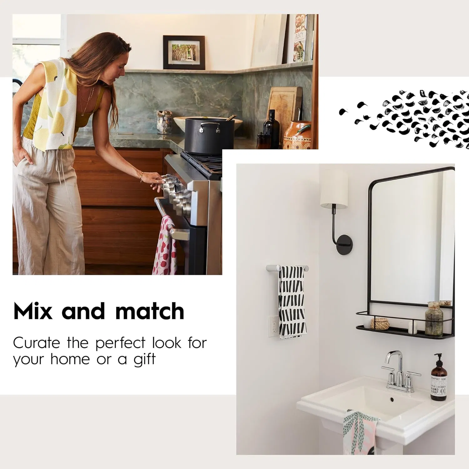 350GSM Microfiber RPET Waffle Printing Soft Absorbent Kitchen Towel Cleaning Towel Tea Towel