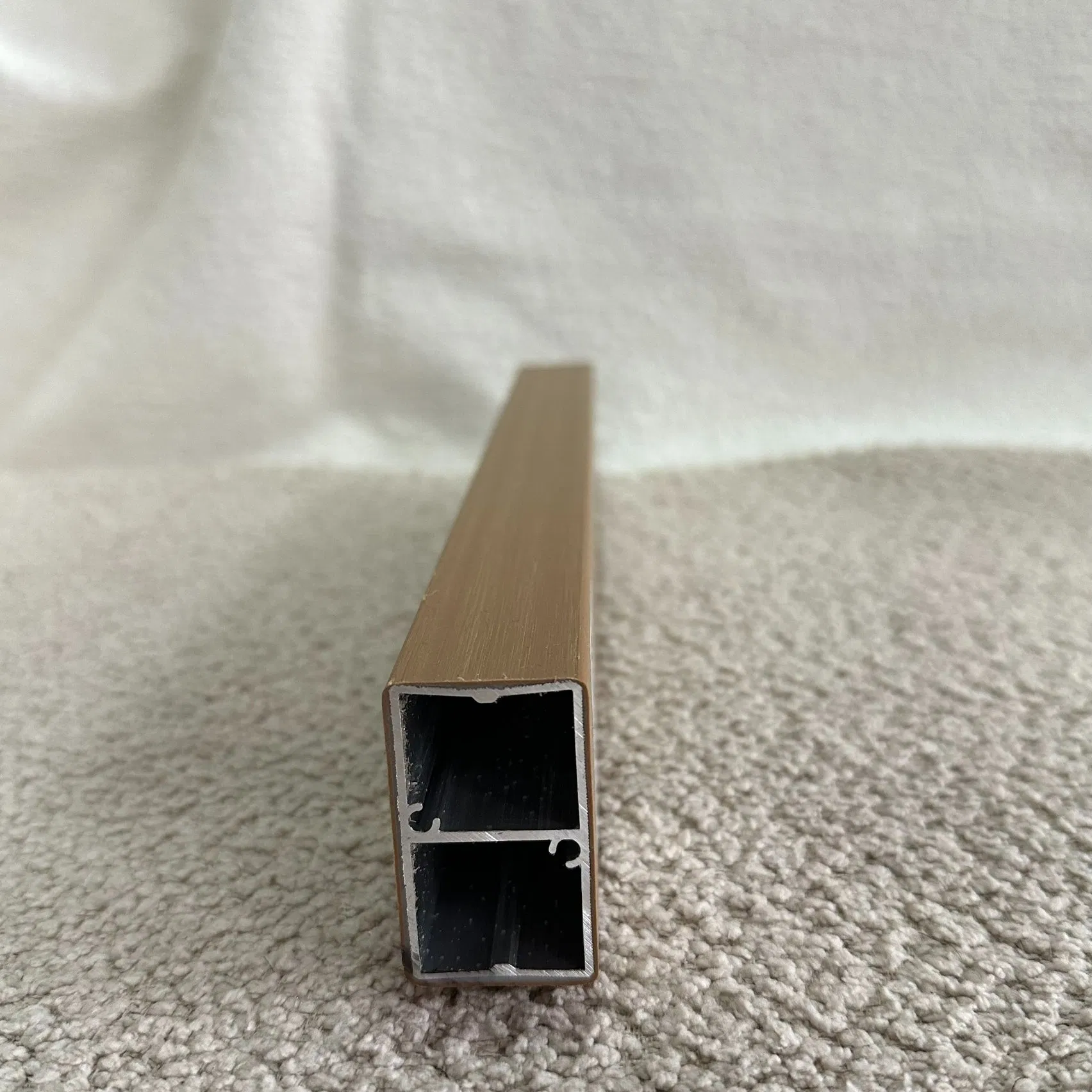 Architectural WPC Louver Insert 50mm by 30mm Size Customizable Airflow Pattern