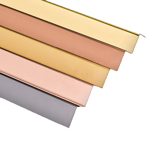 Stainless Steel Mirror Angle Trim Decorative Panel