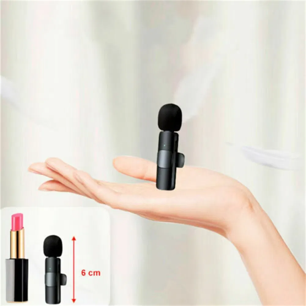 K9 Mini Lapel Microphone Portable Noise Live Stream Type C Phone Wireless Microphone