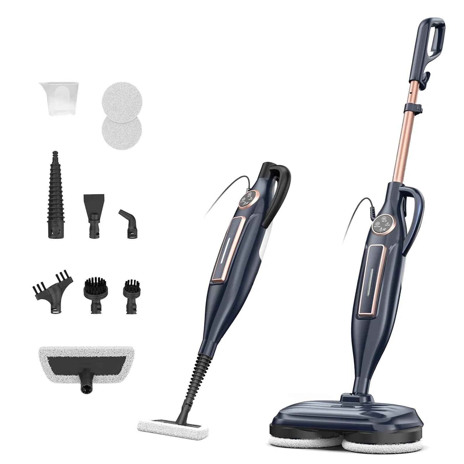 Steam Mop Cleaner with Rotating Mop Pads