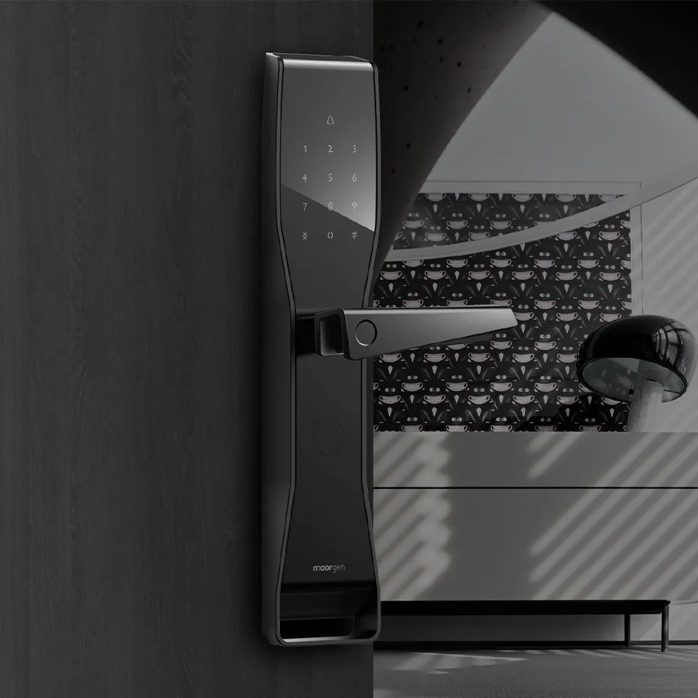 Factory Original Biometric Fingerprint Door Lock Electric Digital Door Lock Card Door Handle Lock Combination Lock Smart Lock