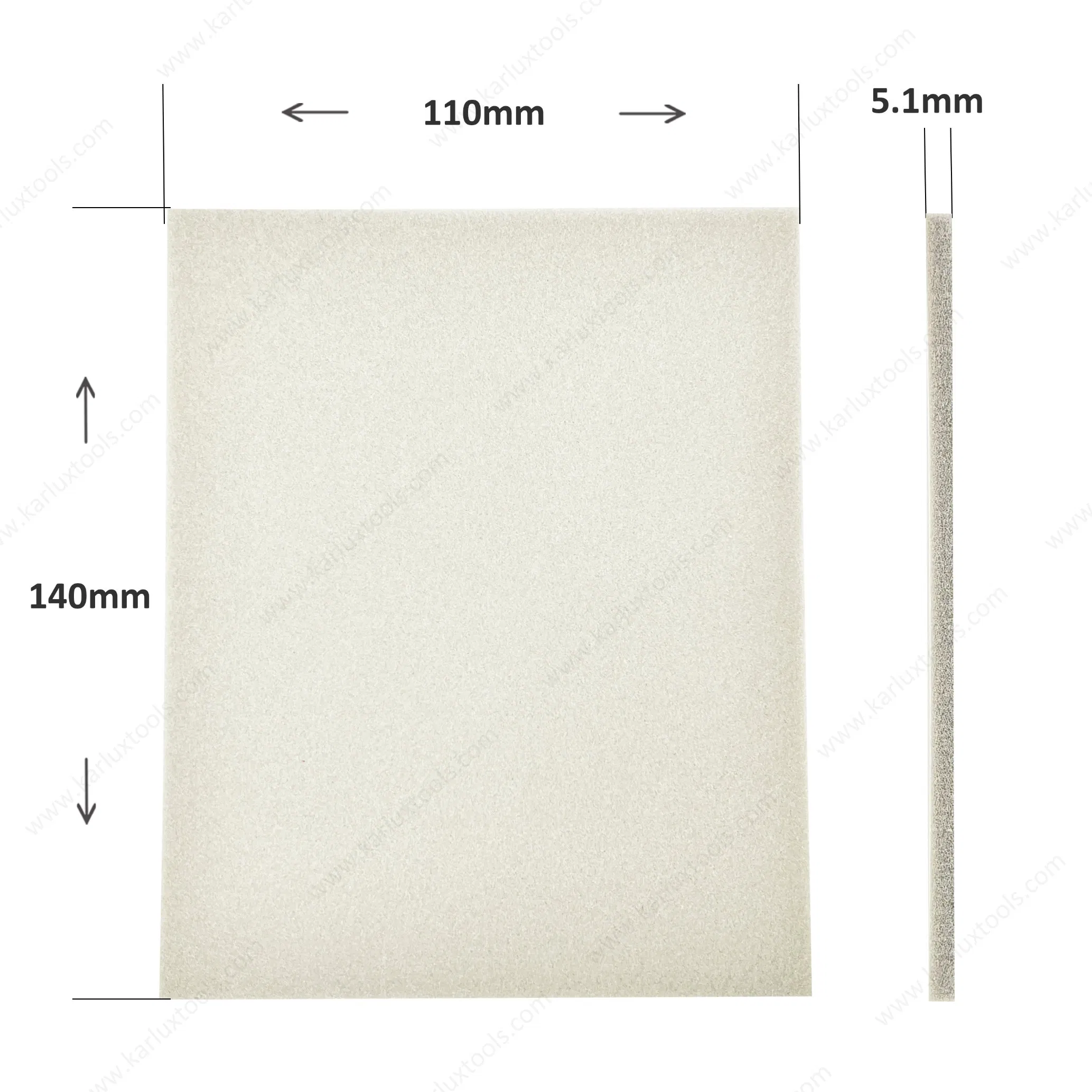 Гибкая полировальная губка P320/400, 110x140 мм