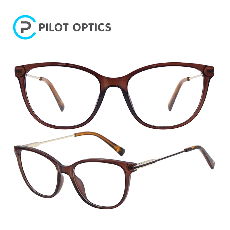 Pilot Optics Fashion Design Tr90 Computer Eye Glasses Frame Anti Blue Light Glasses Optical Frames