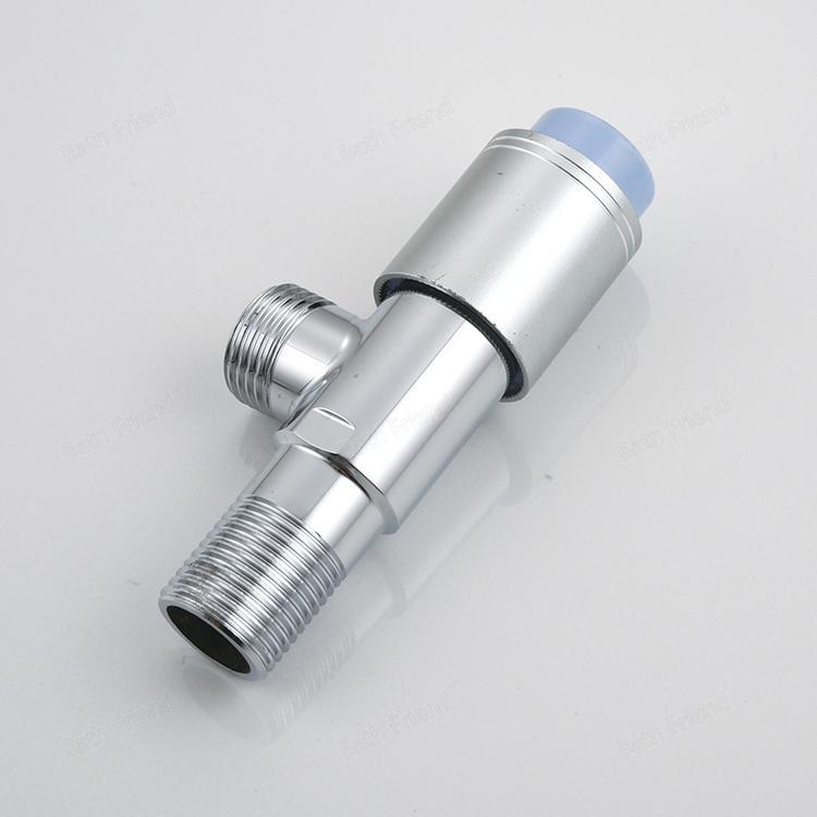 Copper Angle Valve Bathroom Accessories Single Handle Cold Flush Valve