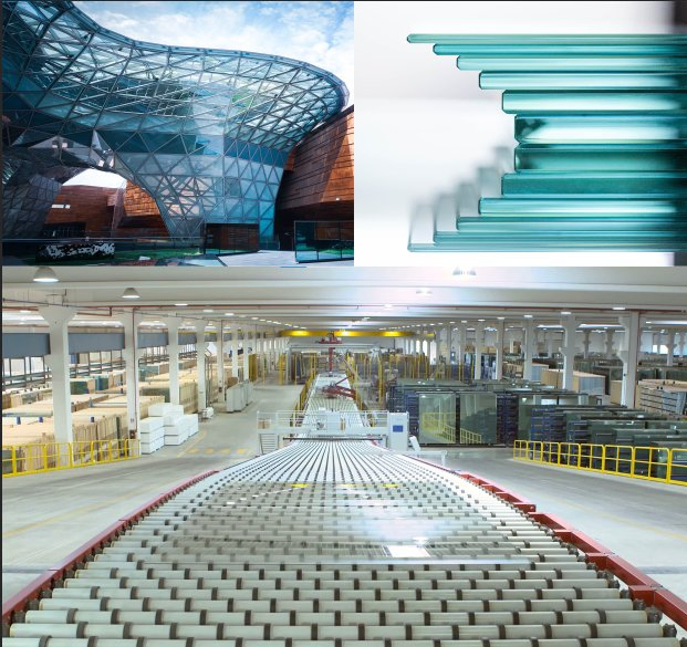 4-19mm Thickness Customized Light Blue/ Dark Blue Reflective Flat/ Curved Tempered Safety Architectural Glass Wholesaler for Glass Railings Glass